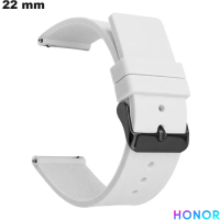 Vendita Bracciale Bianco per Orologio Honor 22mm Silicone Running
