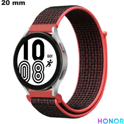 Black Fabric Bracelet Honor 20 mm Smart Watch