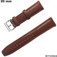 Armband 20 mm Braun für Withings Lederuhr: Premium-Qualität