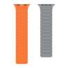 Armband Silicone voor Apple Watch 22mm zacht Grijs goedkoop