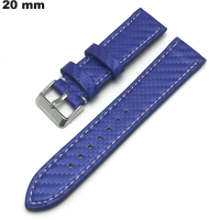 Armband Blau 20mm Echtes Leder ● Versand in 24h