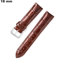 Armband für Uhr 18 mm Echtes Leder Braun günstig