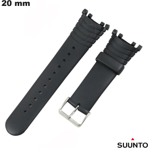 Bracciale per orologio connesso Suunto Nero 20mm Gomma economico