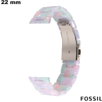 Bracciale Resina Fossil 22mm orologio intelligente Bianco economico
