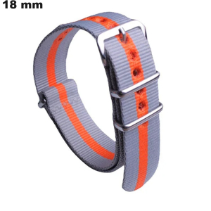 Grau Armband für Stoffuhr 18mm / Schneller Versand