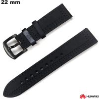 Armband Huawei Schwarz Echtes Leder hochwertige Smartwatch