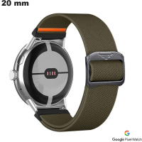 Bracciale smartwatch Google Pixel Tissu Verde 20 mm economico