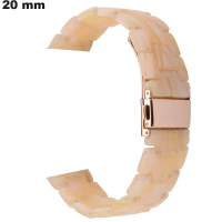 Armband 20 mm Uhrenharz Gelb ● Schnelle Lieferung