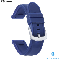Acquista Bracciale Haylou 20mm Blu Silicone orologio intelligente