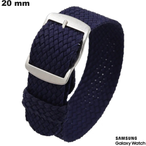 Bracelet Samsung Bleu 20 mm Nylon montre intelligente de qualité