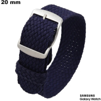Bracelet Samsung Bleu 20 mm Nylon montre intelligente de qualité