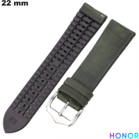 Bracciale Honor Verde 22mm orologio Gomma ● Consegna Veloce