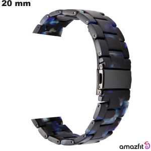 Armband 20 mm Resin für Amazfit Uhr Blau \ Schnelle Lieferung