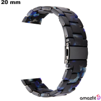 Bracelet 20 mm Résine pour montre Amazfit Bleu  \  Livraison Rapide