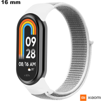 Armband Stof 16 mm Xiaomi Wit van horloge - Verzendingkosten 3,99€