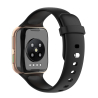 Schwarzes Armband für 20mm Uhr Caoutchouc Oppo | Schneller Versand
