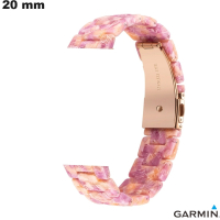 Armband aus Garmin Rosa Resin 20 mm / Schneller Versand
