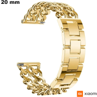 Armband Xiaomi smartwatch Roestvrij staal 20mm Goud goedkoop
