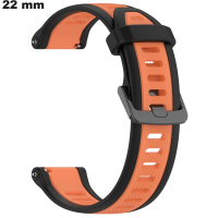 Pulsera de caucho naranja para reloj de 22 mm | Entrega rápida