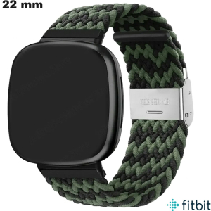 Comprar Pulsera de 22 mm para FitBit de tela verde de alta calidad