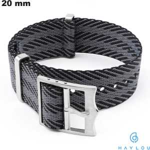Bracelet trançado Haylou Nylon Cinza 20mm de smartwatch barato Bracelet trançado Haylou Nylon Cinza 20mm de smartwatch barato