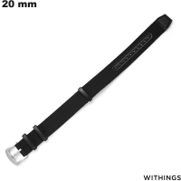 Armband Withings Nylon 20 mm Uhr Schwarz - Kostenloser Versand