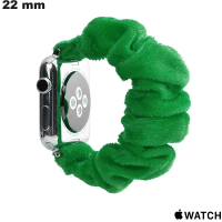 Armband Moumoute Apple Watch 22mm Groene Textiel: Premium Kwaliteit