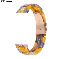 Armband Harz 22mm Orange Uhr ● Kostenloser Versand