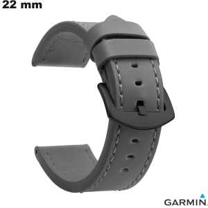 Grijze 22mm Kunstlederen Bracelet Kopen Garmin Smartwatch Grijze 22mm Kunstlederen Bracelet Kopen Garmin Smartwatch