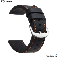 Acquista Bracciale Similpelle Garmin 20 mm Nero orologio connesso