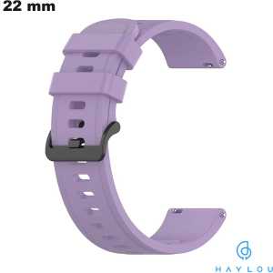 Pulsera de Silicona Violet de 22 mm para smartwatch Haylou / Mejor Precio