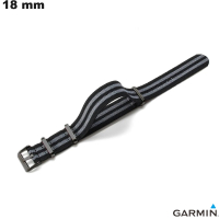 Pulsera Negra 18 mm Tela reloj inteligente Garmin barato