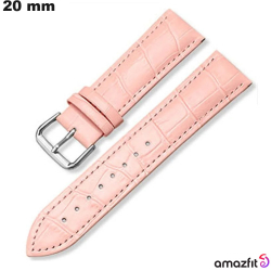Bracelet 20mm de montre grain croco Cuir véritable