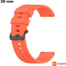 Bracciale arancione in cauciu Xiaomi 20 mm per orologio