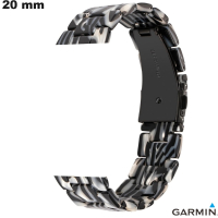 Armband 20 mm Schwarz Garmin Uhrenharz - Kostenloser Versand