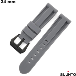 Bracciale smartwatch Silicone 24mm Grigio Suunto
