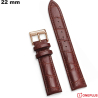 Bracciale in vera pelle marrone 22mm OnePlus ● Spedizione gratuita