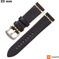 Bracciale da 22 mm per orologio in pelle vegana Xiaomi nero di qualità