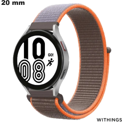 Bracelet de montre Gris Withings Tissu 20 mm