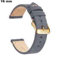 Comprar Pulsera para reloj de Cuero auténtico 16 mm Gris noble