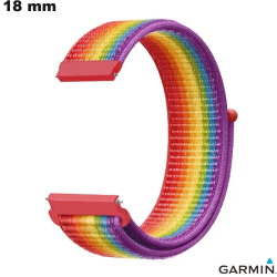 Bracelet Tissu Garmin Léger 18 mm de montre connectée