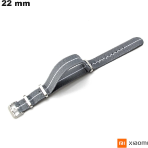Bracciale in tessuto grigio Xiaomi 22mm - Spedizione gratuita oltre 20€
