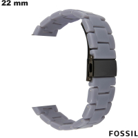 Armband Grau 22mm Fossil Uhrenharz | Premium Qualität