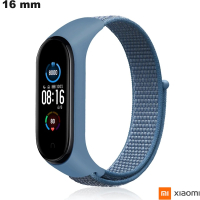 Verkoop Nylon Armband 16 mm voor Xiaomi Smartwatch Blauw