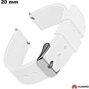Acheter Bracelet Blanc sport 20 mm montre connectée Huawei