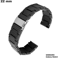 Armbanduhr aus schwarzem Karbonfaser mit hochwertiger Samsung-Anbindung