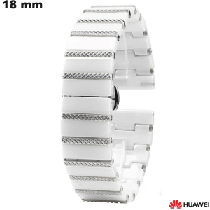 Acquista Bracciale 18mm per smartwatch Huawei Ceramica Bianco