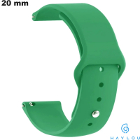 Acheter Bracelet Caoutchouc Haylou 20 mm pour montre Vert