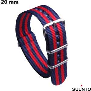 Pulsera de 20 mm Suunto Nylon Azul de reloj: Envío Gratis a partir de 20€