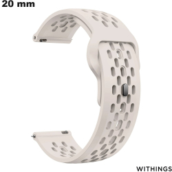 Bracelet Withings 20mm Blanc Caoutchouc montre
